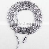 Two Pieces One Pair Stainless Steel Broken Heart Couple Love Pendant Necklace Set For Friend thumbnail-3