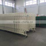 Heavy Duty Foldable 4 Wheels Steel Wire Large Roll Trolley