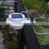 Water Resistant With Switch Solar Powered 3-led Gutter Light Fence Lamp Outdoor Solar Gutter LED Lights thumbnail-5