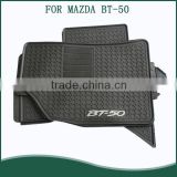 Rubber PVC soft car boot liner for Mazda BT-50 floor cover of car