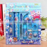 Top Sale 9 in 1 Promotional Customized Back To School Stationery Set