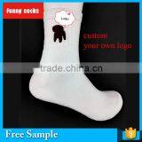 2016 Hot Sale Custom Embroidery Logo Anklet Socks thumbnail-1
