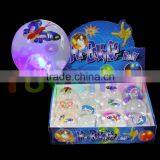 Funny Cool Children's Toys Led Crystal Elastic Ball Flash Bouncing Ball With Flashing Light