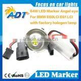 64W LED Markers, High Power LED Angel Eyes Kits Car Led Headlight for BMW