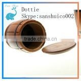 China New Design glass eye dropper bottle with top quality wooden tube