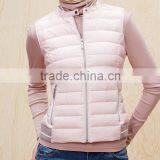 Custom padding quilted woman sleeveless vest jacket weight vest