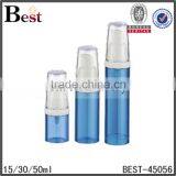 15ml / 30ml / 50ml Liquid Lotion Green Airless Bottle , Cosmetic Bottle With Lotion Pump thumbnail-2