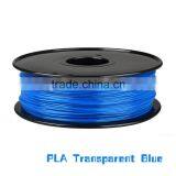 High Quality 3D Printer Material Filament PLA 3d Printer Plastic Transparent Blue