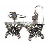 Sterling Silver Butterfly Earrings thumbnail-1
