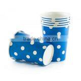 Christmas Tree Disposable Paper Cup With Light Bule Color