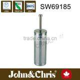 Standing Galvanized Toilet Brush Holder for Cleaning thumbnail-1