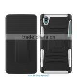 New China Products for Sale 3 in 1 PC Silicone Belt Clip Hard Case for Sony Xperia z5 Back Case Cover China Suppliers thumbnail-1