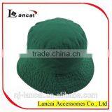 2016 girls 100%cotton green twill bucket