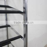 China Factory Chrome Finish Floating 10 Tiers Shoe Display Rack/Tower thumbnail-3