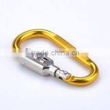 Aluminum Alloy 7 d Glyph Shape Climbing Buckle/plus Combination Lock and Lock Buckle thumbnail-2