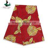 RED Real Wax Fabric African Printed Jave Wax Fabric SMRW- 13High Quality thumbnail-1