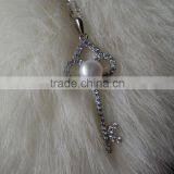 New Fashion Drop Pearl Pendant Key Style Factory Ourlet Jewelry thumbnail-5