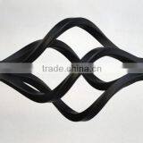 Forged Iron Birdcage Window Drapery Rod Set thumbnail-2