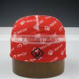 Red Print Swimming Cap thumbnail-3