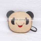 Handmade Leather Large Panda Coin Purse thumbnail-1