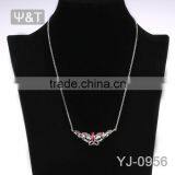 Fashion Double Layer Teardrop Essential Oil Wholesale Druzy Bar Necklace thumbnail-2