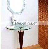 Tempered Glass Basin and Glass Table Vanity for Sale thumbnail-2