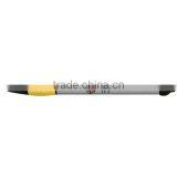 Blazer Pen Plastic Ballpoint Pen With Colorful Rubber Grip thumbnail-3