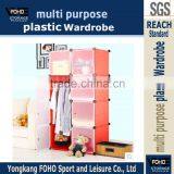 AL0028-8 DIY Red Color Wardrobe Organizer With Flower E-co Frendly Material