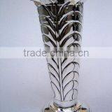 Home Decor Scone Flower Vase Silver Plated thumbnail-1