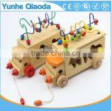 Baby Wooden Sounding Car Toys/ Pull Along Mini Wood Car With Xylophone in Toys thumbnail-4
