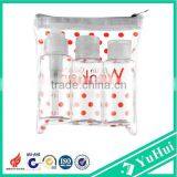 Hot Sell Plastic Travel Kit/travel Cosmetic Bottle Set With PVC Bag thumbnail-4