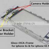 Glass Replacement With Cold Press Frame+ Oca Glue + Polarizer +QR Code Sticker+ Ear Mesh for Iphone thumbnail-2