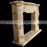 POLISHED LIGHT GREEN ONYX FIREPLACES thumbnail-6