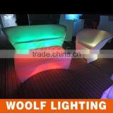 Popular Club Conch Design Luminous Coffee Table LED Sofa Set thumbnail-5