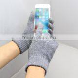 100% Wool Hand Knitting Touchscreen Wool Gloves for Accept Customized thumbnail-6
