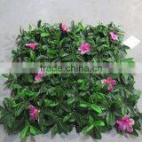 SJ04001008 Grass Mat With Plastic Flower for Garden Wall Decoration thumbnail-3