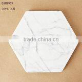 Natural Stone Table Tea Plate Marble Coaster thumbnail-2