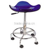 Potable movable Ottoman stool hydraulic chair with wheels used salon furniture F-105A
