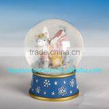 Cute Dog Animal Glass Snow Globe With Polyresin Base Gift Snow Globe Diameter 45mm thumbnail-2