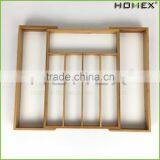 Bambookitchen Utensil Holder/ Cutlery Tray Homex-BSCI thumbnail-1
