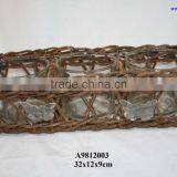 Rattan Candle Holders thumbnail-1