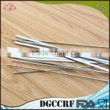 NBRSC 12-inch Stainless Steel Barbecue Skewers, Kebab Kabob Grilling BBQ Stick Skewers Set of 12 thumbnail-3