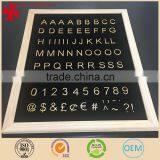 Letter Set for Felt Letter Board - 90 Piece Golden Color Letters, Numbers and Symbols for Changeable Letter Boards (1") Helvetic