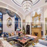 Large Size Sitting Room Furniture Set Antique Console Table With Mirror Arts thumbnail-5