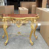 Hot Sales Living Room Furniture Console Table With Solid Wood Framed Mirror With Metal thumbnail-5