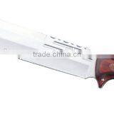 Camping Stainless Steel Blade Wood Handle Hunting Knife thumbnail-2