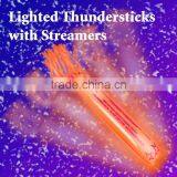 Light Up Thundersticks With Streamers for Promotional Events thumbnail-1