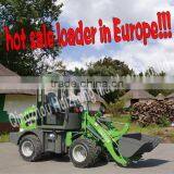 800KG Mini Wheel Loader Price List HZM908 Chinese Wheel Loader With Protection Chain