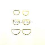 Metal Hardware Ring / Wholesale Steel Rings / Brass Plating Metal D Ring thumbnail-5
