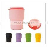 Promotional Plastic Coffee Cup Set,OEM Plastic Coffee Cup With Silicon Lid,OEM Plastic Coffee Cups With Handles Wholesale thumbnail-1